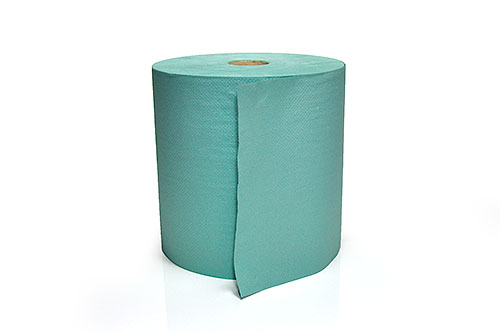 CBZ 400/28/28 Industrial towel in roll green