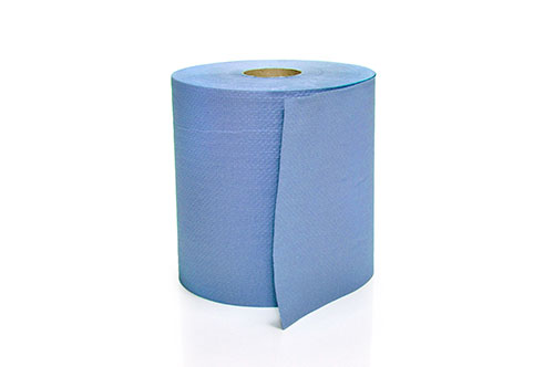 RBN 150/22/20 Paper towell in roll blue recycled
